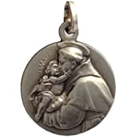 San Antonio de Padua Medalla de Plata Maciza 925 - Las medallas de los Patronos …